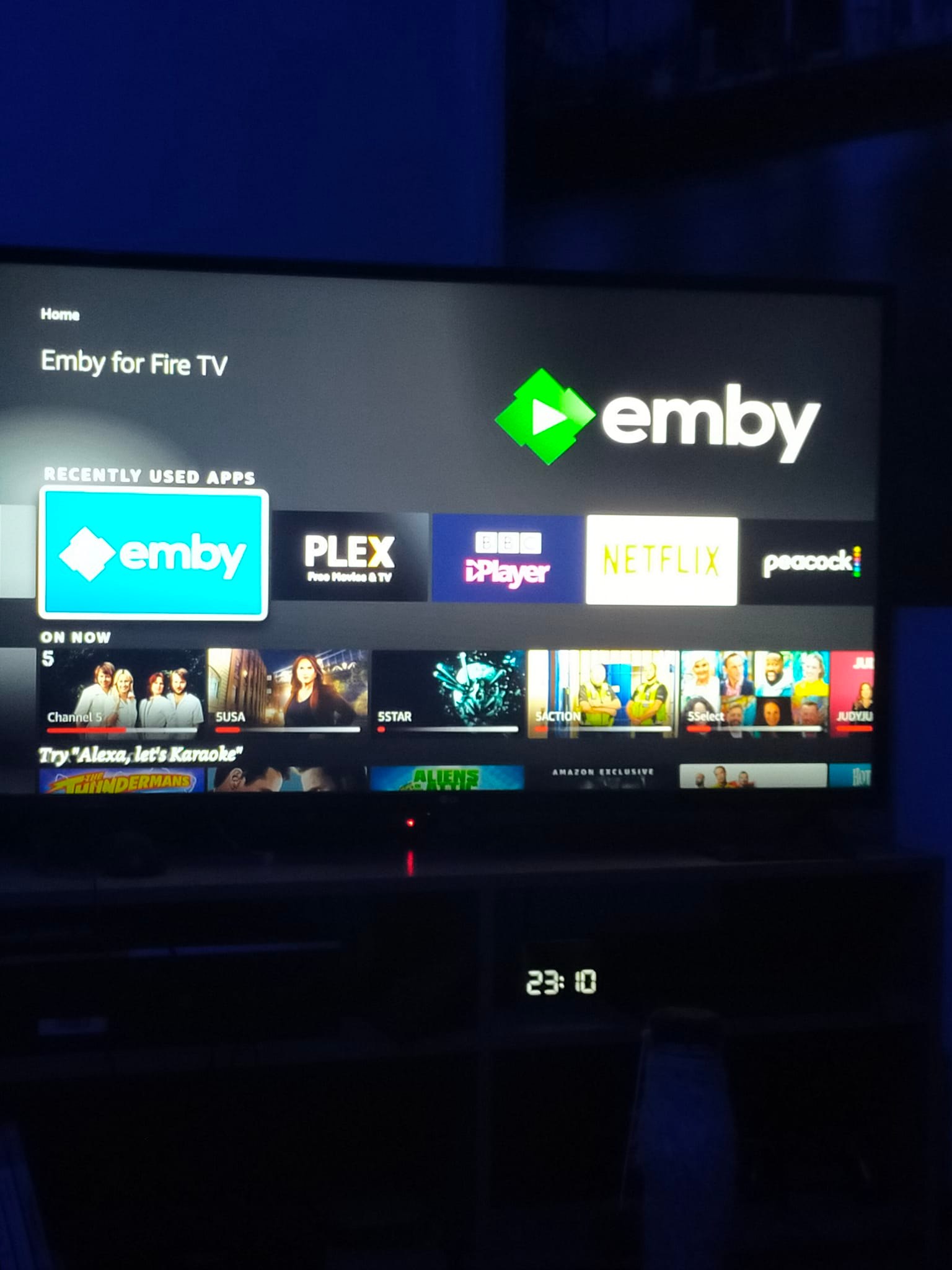 fire tv screen for Ken